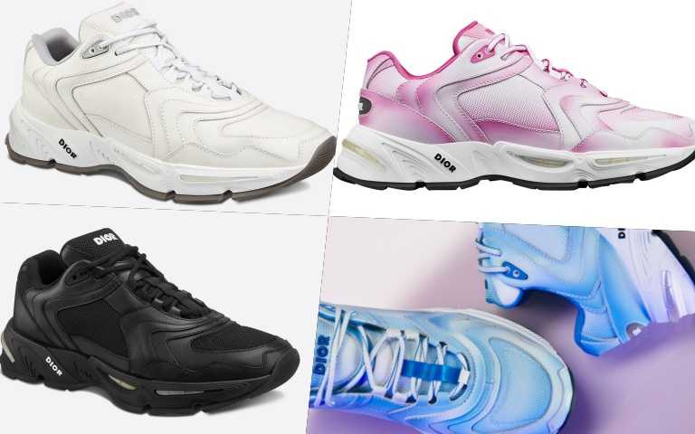 CD1運動鞋推出各種色系供選擇，也有漸層色系唷！黑白色款/36,000元、其他色款/40,000元(圖/品牌提供)