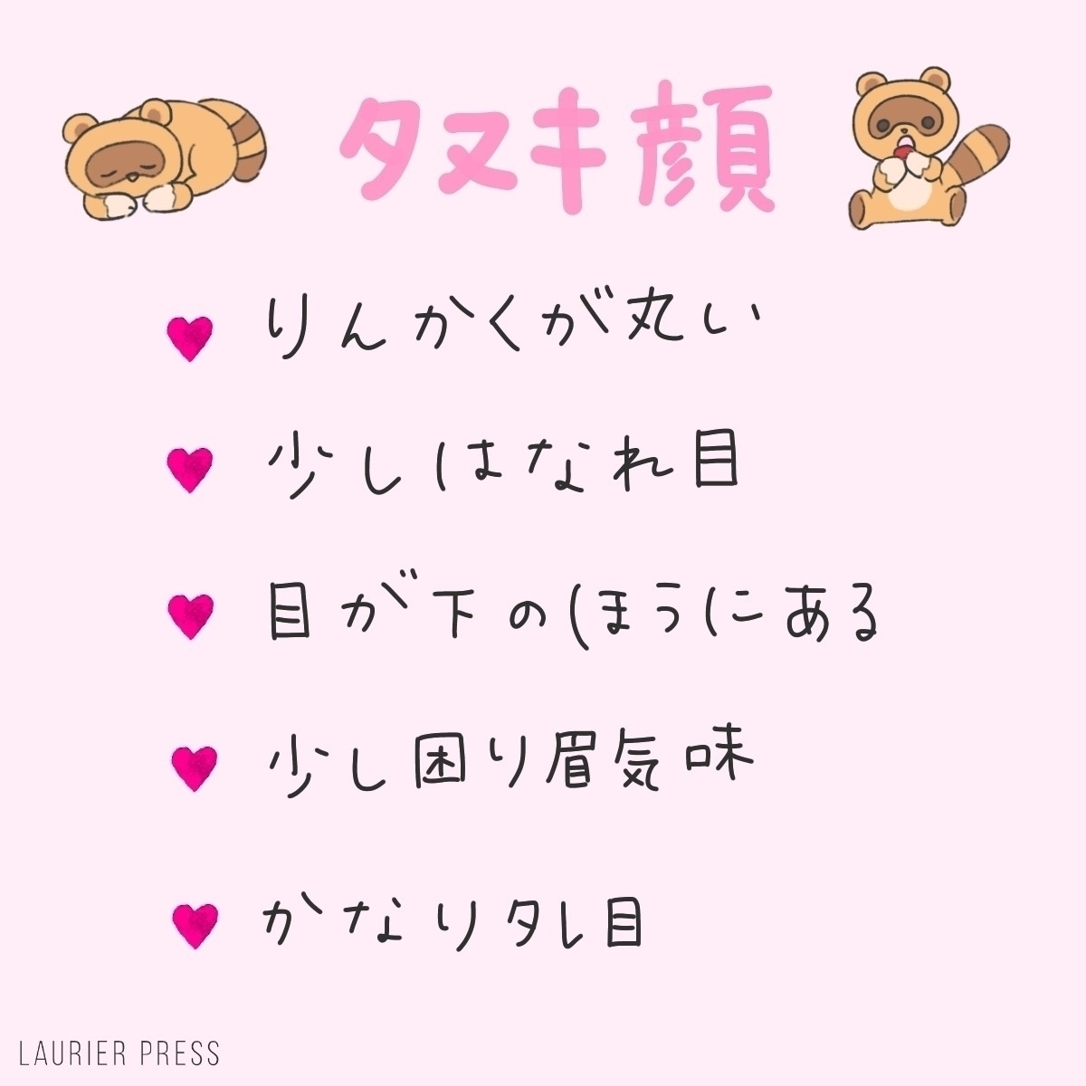 貍貓臉的特徵