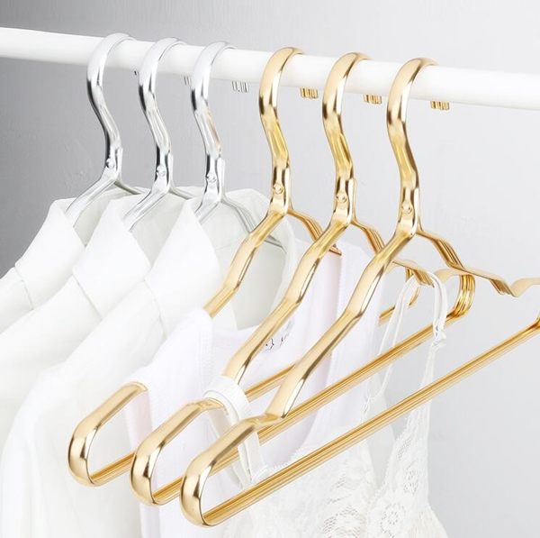 太空鋁合金衣架家用防滑衣服掛無痕晾衣架防風衣掛不銹鋼衣服撐子YYP 歐韓流行館