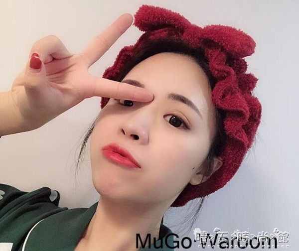 髮帶MuGo日式軟綿系列 甜美蝴蝶結打結發帶洗臉敷面膜束發帶超氣質 晴天時尚館