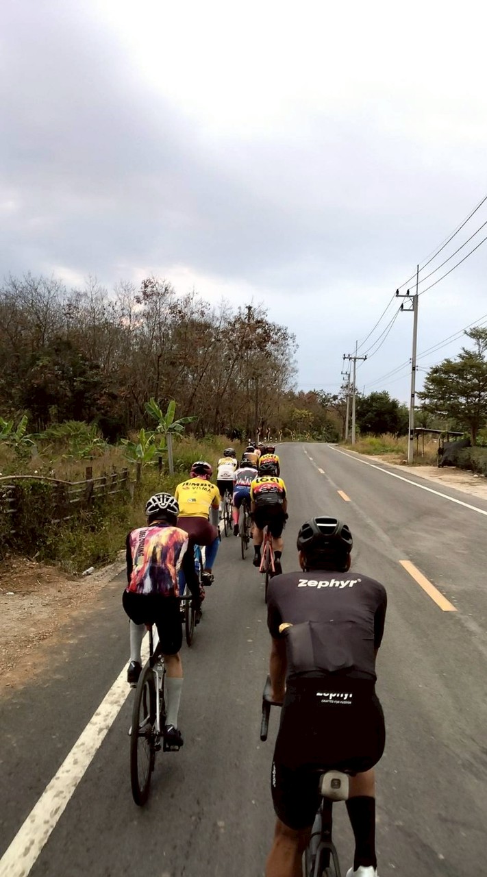 Coffee​ ride​ Loei​ cycling​.  ☕   🚴🏻‍♀️​   🌳​