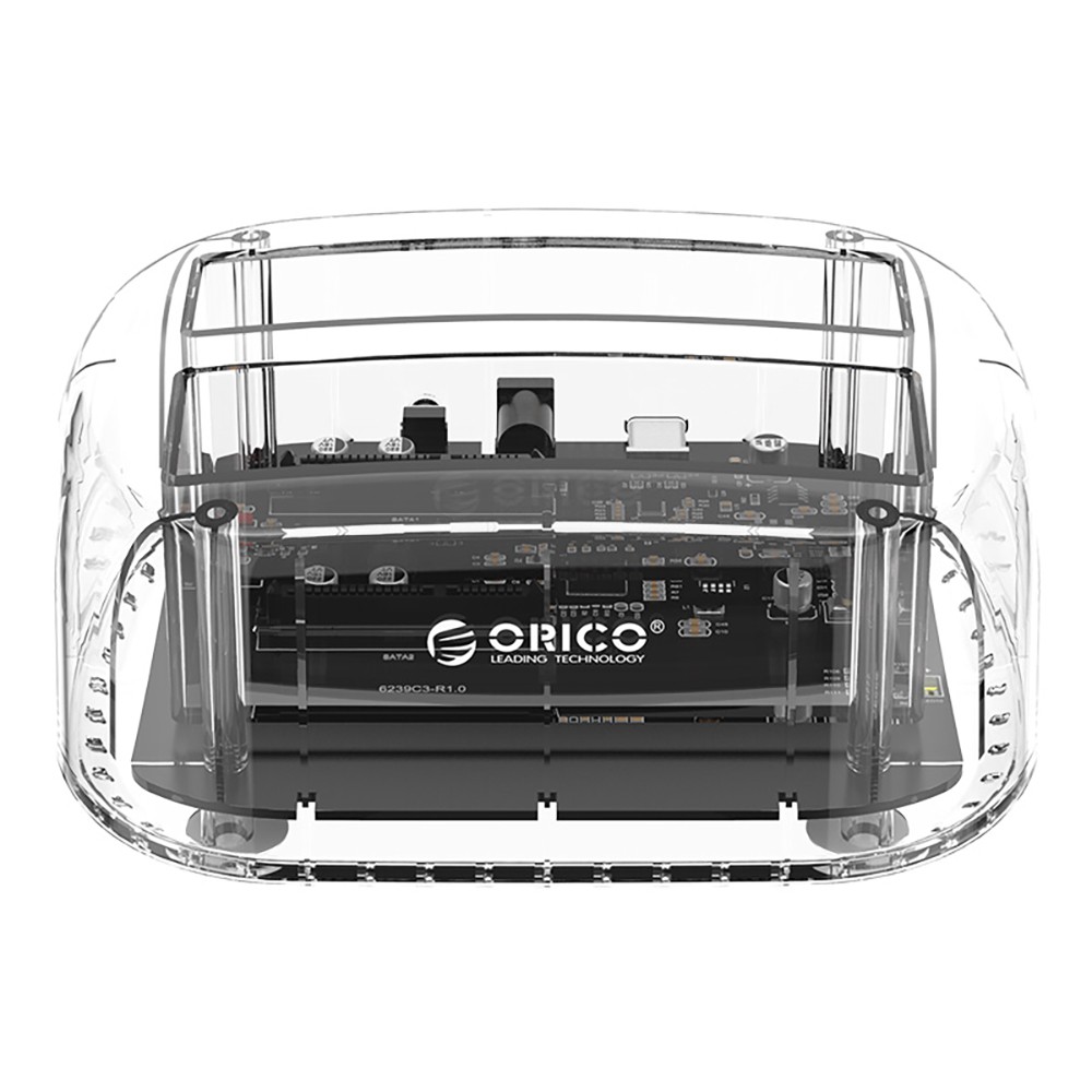 ORICO 2.5吋/3.5吋USB3.1雙槽 硬碟對拷底座(6239C3-C)產品特色● 支援市售SATA 2.5/3.5吋硬碟盤及SSD對拷貝功能● 放置硬碟盤，只需要一個按鍵即可啟動對拷功能● 