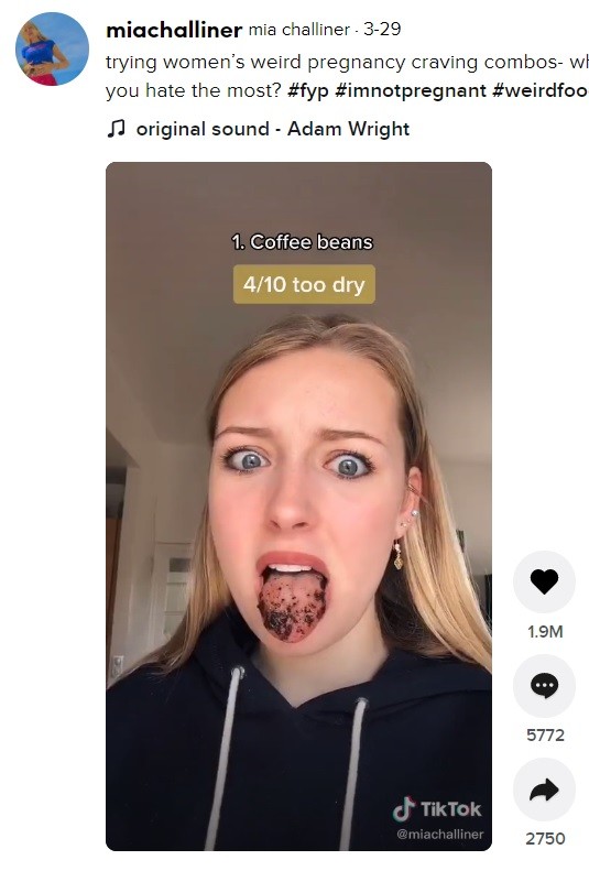 ピーナツバターにタバスコも 妊娠中に奇妙な食べ物に次々挑戦する女性 仏 動画あり