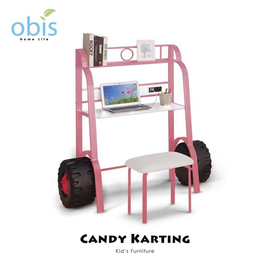 Kid's Neverland 糖果卡丁車書桌椅組【obis】