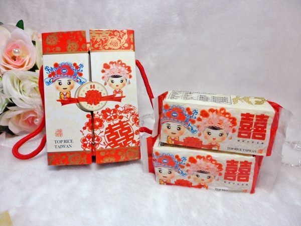 締結良緣喜米禮盒 囍米 喜米 拌手禮 喝茶禮【皇家結婚百貨】