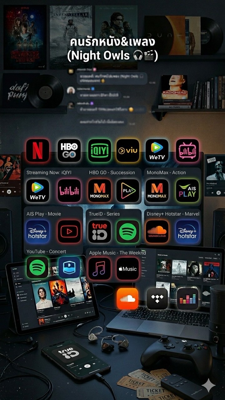 หาบ้านNetflix hbo monomax iqiyi wetv viu และอื่นๆ
