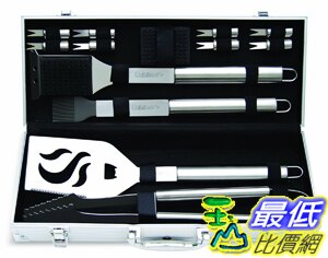 [美國直購 ShopUSA] Cuisinart 不鏽鋼燒烤套裝 CGS-5014 14-Piece Deluxe Stainless-Steel Grill Set 14件燒烤用具組。影音與家電人氣