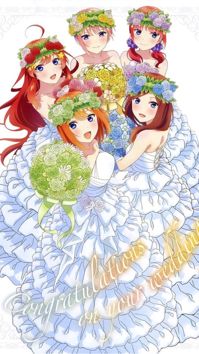 五等分の花嫁好き集まれ!💛💜💙💚❤️