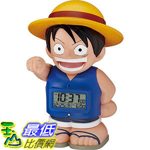 [106東京直購] Rhythm Clock 8RDA50RH04 時鐘 鬧鐘 ONE PIECE 海賊王 魯夫 Alarm clock