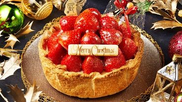 超豪邁一次把22顆大草莓堆到蛋糕上！《PABLO》 推出草莓控最愛聖誕甜點～豪華版草莓派對聖誕起司塔準備征服大家的心！