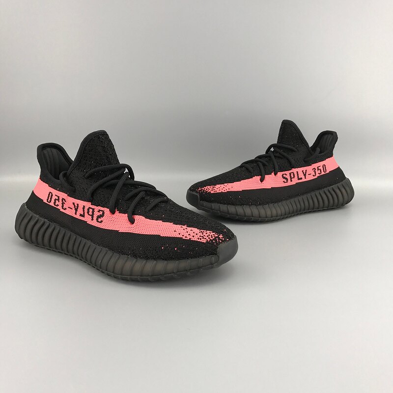 Adidas yeezy 350v2罌粟紅 情侶款