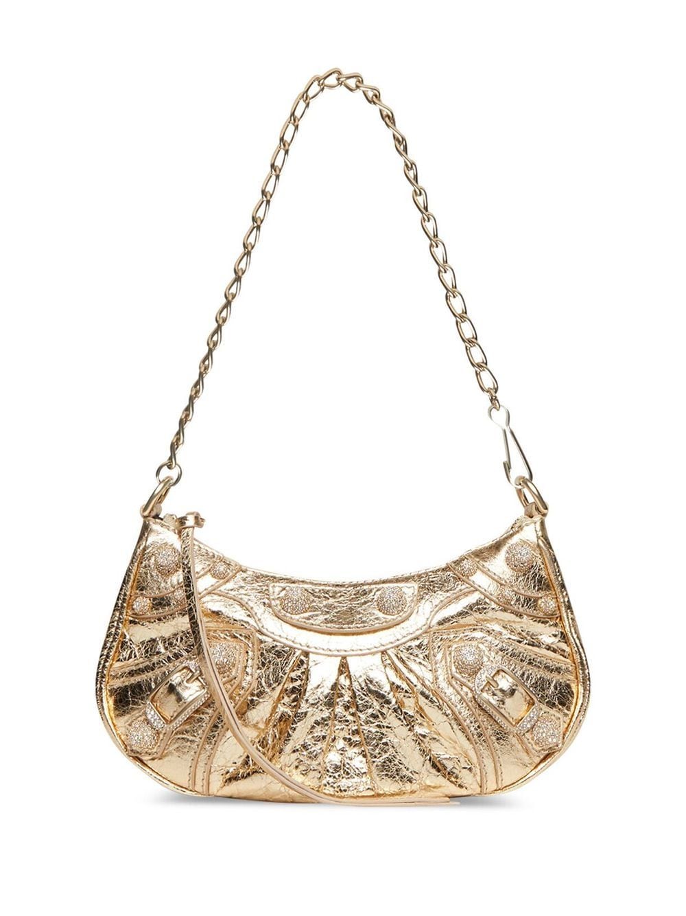 BALENCIAGA - Le Cagole mini shoulder bag - women - Lambskin - One Size - Gold