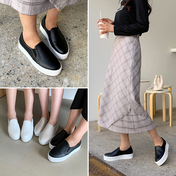 厚底懶人鞋搭配