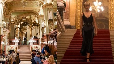 電影《紅雀》的華麗場景重現，確定這是一間咖啡廳嗎？