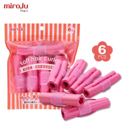 柔軟材質，睡眠時使用，超省時 彈力伸縮固定帶，不易鬆脫 輕鬆打造自然蓬鬆捲髮 花朵型設計，捲出自然弧度