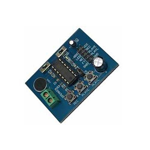 1. 使用ISD1820語音晶片 2. 板載麥克風頭，可以直接