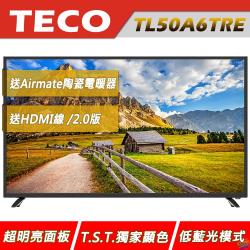 ◎廣視角面板顯像技術/直下式背光|◎超明亮面版/T.S.T獨家顯色|◎低藍光模式/3D Filter三維影像濾波商品名稱:TL50A6TRE品牌:TECO東元種類:電視/電視機型號:TL50A6TRE