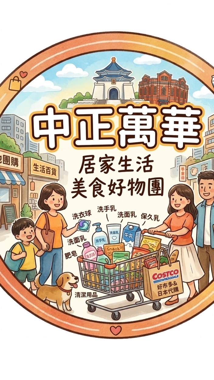 中正萬華｜親子居家好物團