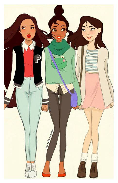 Andai Princess-princess Disney Jadi Remaja