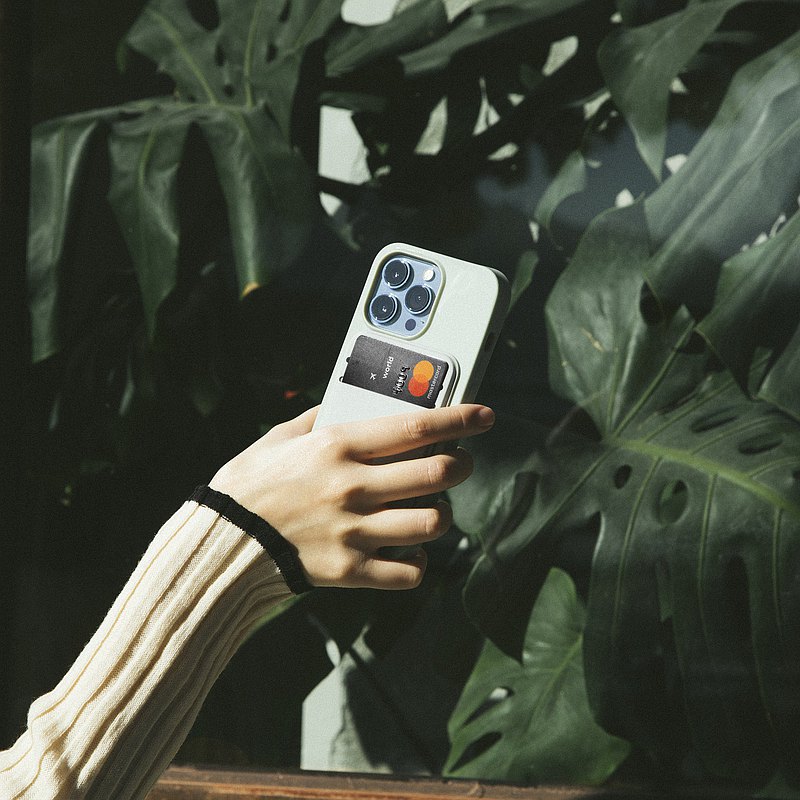 Native Union iPhone 13系列磁吸卡夾手機殼 CLIC POP - 薄荷綠