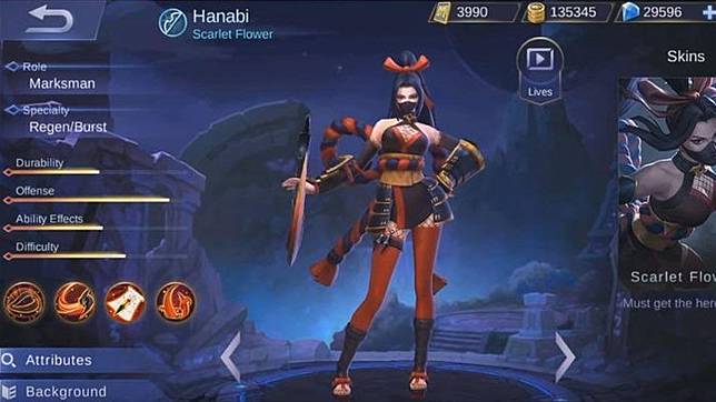 Hanabi Mobile Legends E2 80 93 Karakter Ninja Cewek Terbaru Dengan Empat Skill Keren Gampang Dapat Savage Mblvnp