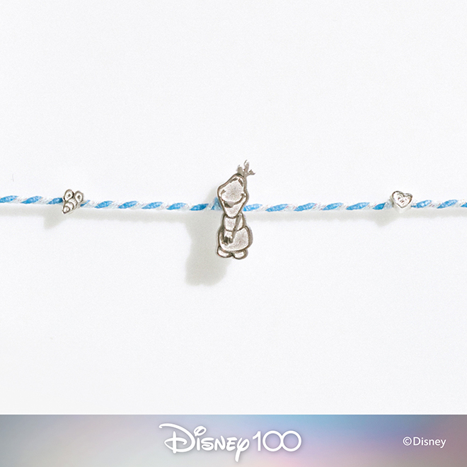 【VACANZA 飾品】Disney 100th｜祈願™ 雪寶 ‧ 純銀手鍊【迪士尼週年限定可愛療癒手鍊】