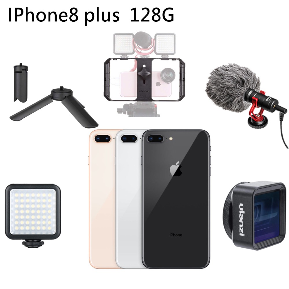 ⤵⤵【12期0利率】蘋果 Apple iPhone 8plus 手機 直播 微電影 Vlog 專業拍攝套組 手機攝影新品用手機錄影 打造你的Vlog 微電影拍攝 【台灣公司貨】 隨貨附贈：(配件如遇缺