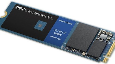 WD Blue SSD 從 SATA 加入 NVMe 陣營，推出 WD Blue SN500 NVMe SSD