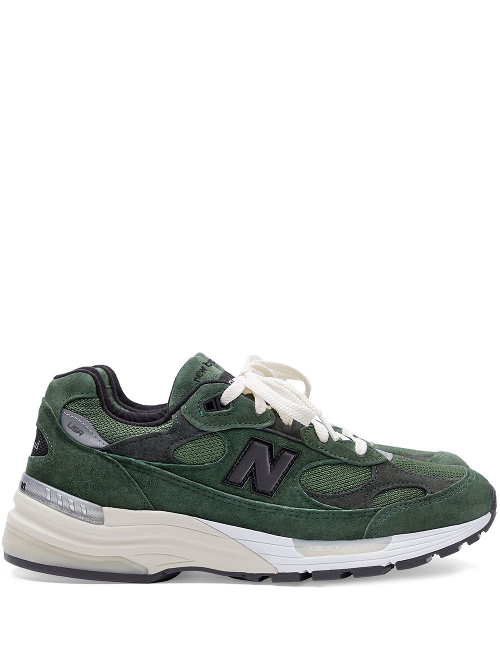 New Balance - X JJJJound green 992 sneakers - men - Suede/Polyester/Rubber - 7 D