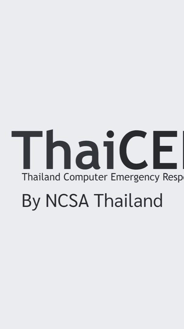 Thai Cyber Community By NCSA