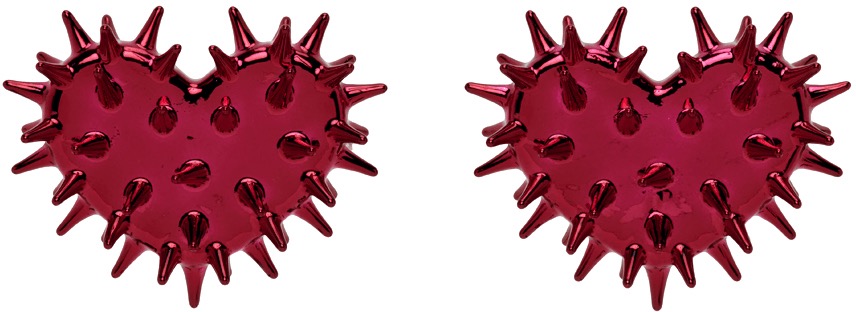 HUGO KREITSSENSE 獨家發售粉色 Spiky Heart 耳釘