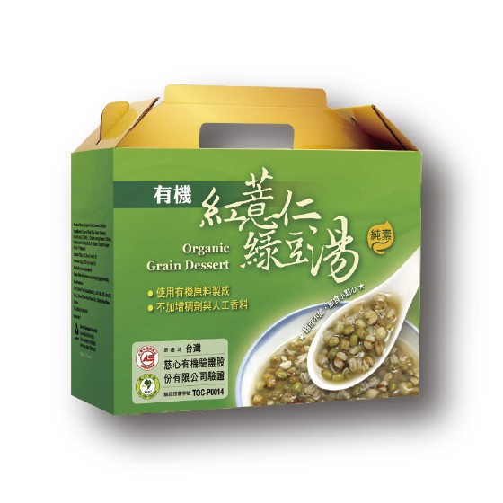 里仁 有機紅薏仁綠豆湯禮盒 320g X12罐/盒