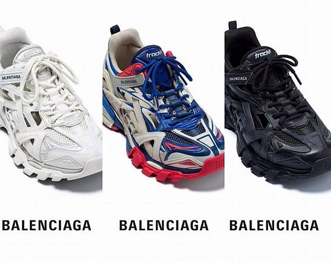 Sneakers Track Balenciaga avec nouvelles semelles Led