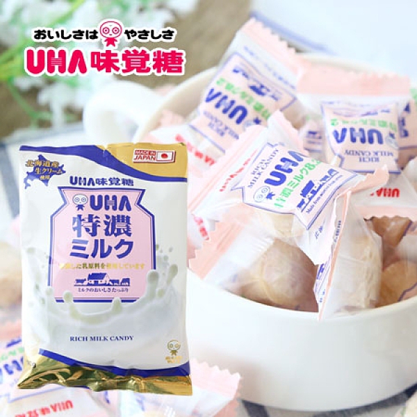 日本 UHA 味覺糖 特濃牛奶糖 (大袋) 220g 家庭號 牛奶糖 濃郁牛奶糖 糖果 硬糖 日本糖果