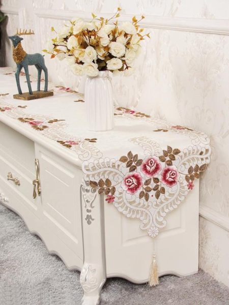 電視柜桌布長方形茶幾現代簡約北歐床旗梳妝臺鞋柜桌布蓋巾 沸點奇跡