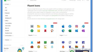 icons8 釋出超過 900 個 Fluent Icons 系列免費素材，Logo、食物、電子商務等各類型都有