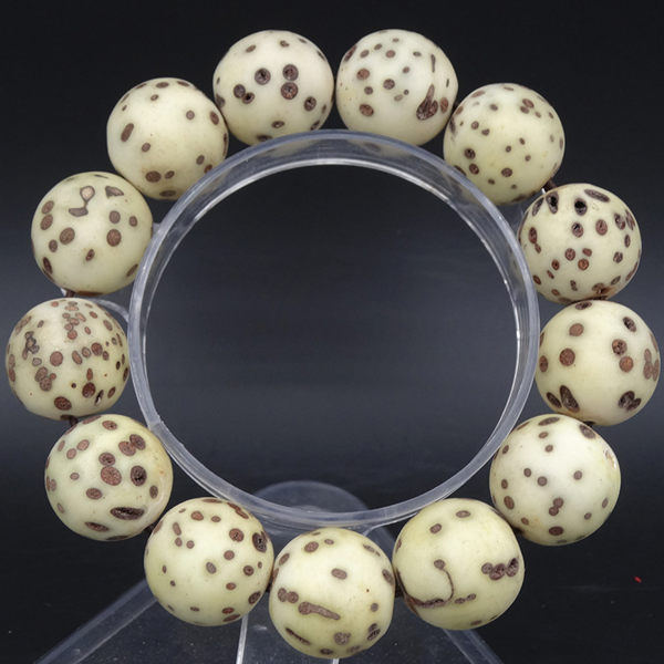 佛像手鏈 天然千眼菩提佛珠手串手鏈文玩散珠手鏈男女士款圓珠散珠桶珠【快速出貨】