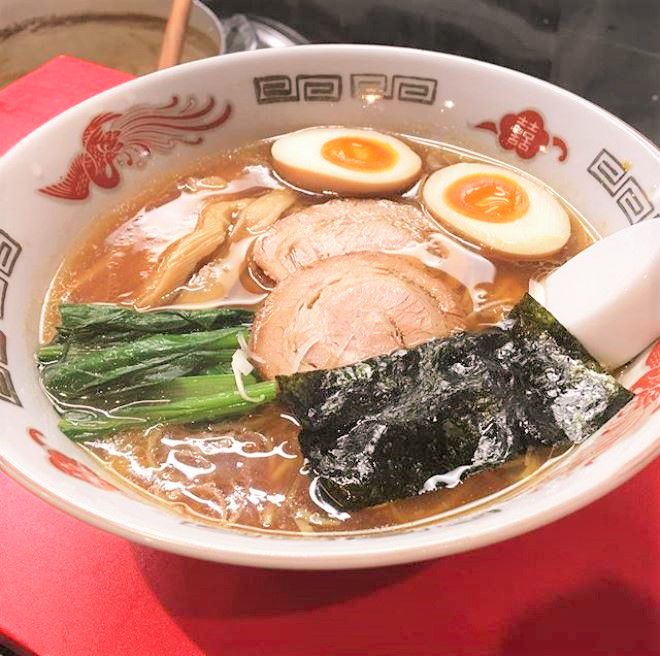 醤油ラーメン味玉トッピング