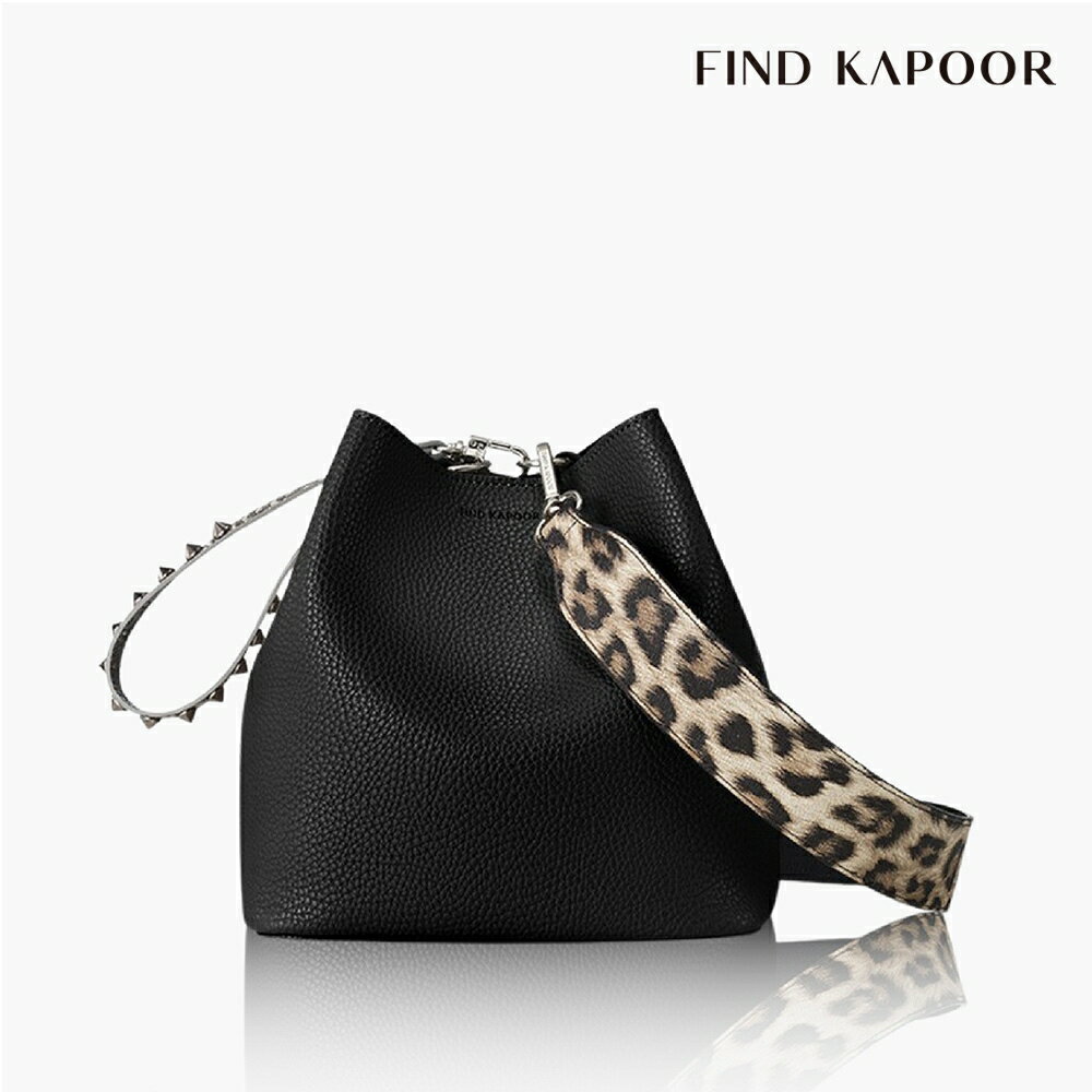 FIND KAPOOR PINGO 20 BASIC 豹紋系列水桶包 黑色