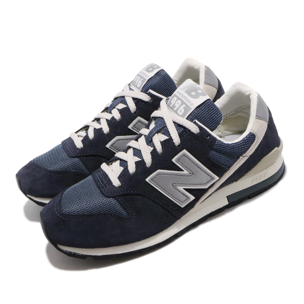 NEW BALANCE 休閒鞋 CM996GND 運動 男鞋 紐巴倫 經典款 麂皮 簡約 穿搭 藍 銀 [CM996GND]