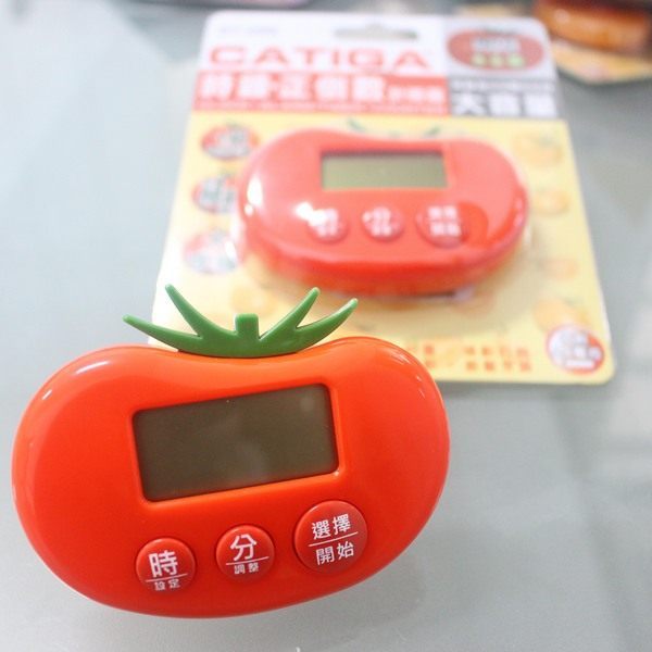 CATIGA 蕃茄造型正數計時器 ST-295 倒數計時器(大銀幕.大音量)/一個入{促250}