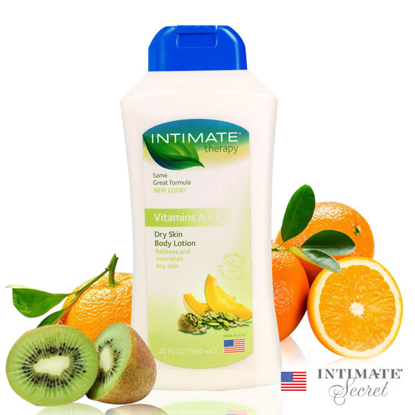 美國INTIMATE保濕潤膚乳液維他命A+E590ml箱購12入