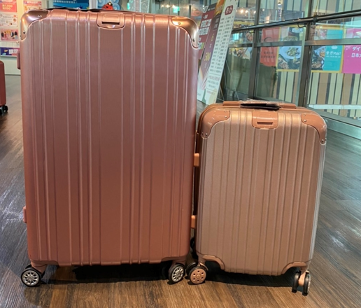 【禾雅】行李箱28吋(玫瑰金)加送19吋行李箱
