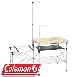 【Coleman 美國 輕便廚房桌】CM-3126/輕便廚房桌/行動廚房/料理台/折疊桌/露營★滿額送