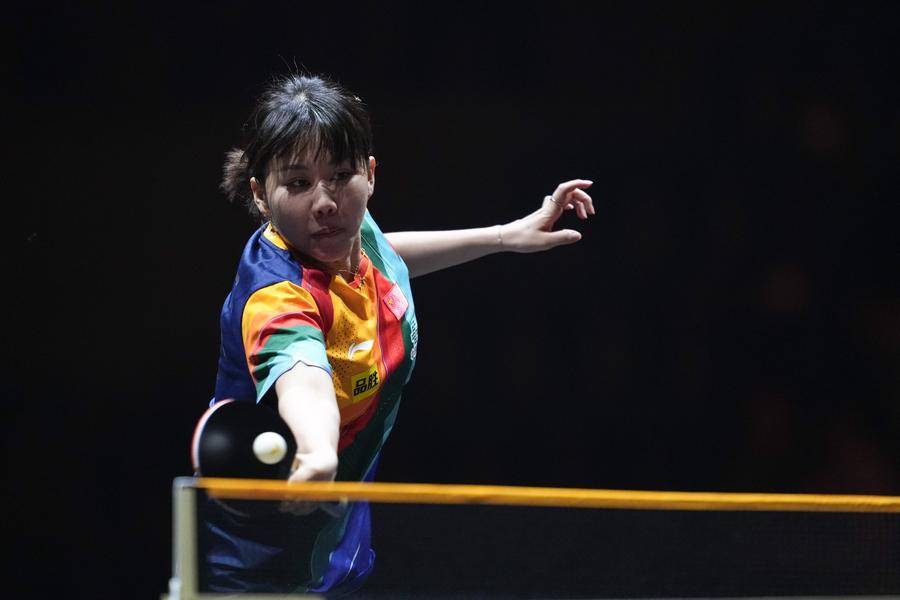 Hangzhou, China's Zhejiang Province. 7th Oct, 2023. Takahashi Noa of Japan  competes during the Women's Singles Final of Soft Tennis at the 19th Asian  Games in Hangzhou, east China's Zhejiang Province, Oct.