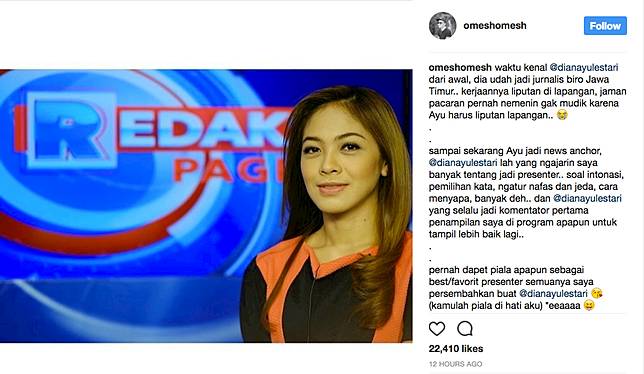 Presenter Tampan Ini Lebih Muda dari Istrinya, Lihat Ungkapan Rasa Cintanya Bikin Meleleh