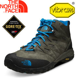 【The North Face 男款 GORE-TEX中筒登山鞋 灰咖啡/奧斯特藍】NF00CLW2/★滿額送