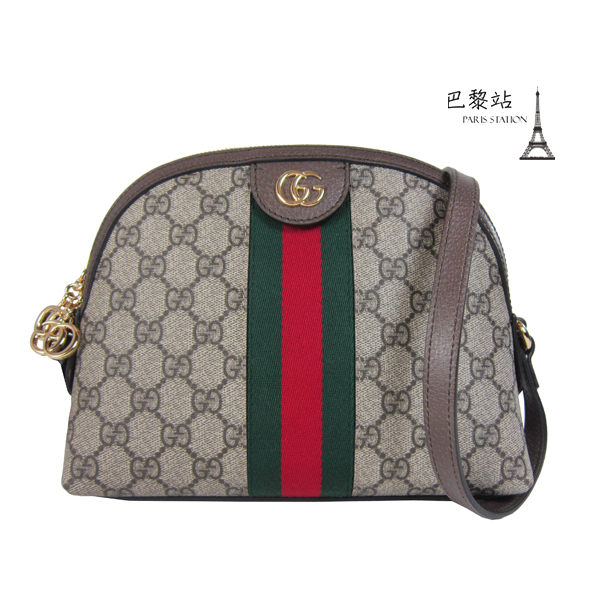 【巴黎站二手名牌專賣店】＊全新現貨＊GUCCI 真品＊499621 Ophidia GG印花貝殼包斜背包