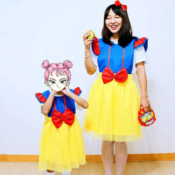 【BlueCat】角色扮演白雪公主圍裙 兒童圍裙