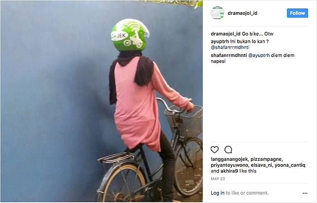 5 Foto Momen Unik Driver Ojek Online Ini Bikin Bilang 'O Aja Ya Kan'